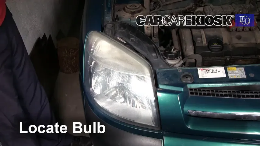 2003 Citroen Berlingo MultiSpace 1.4L 4 Cyl. Éclairage Feux de croisement (remplacer l'ampoule)